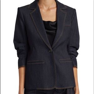 Cinq a Sept Khloe dark denim blazer